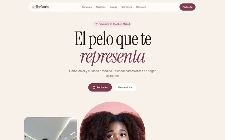 Atelier Nuria · Peluquería