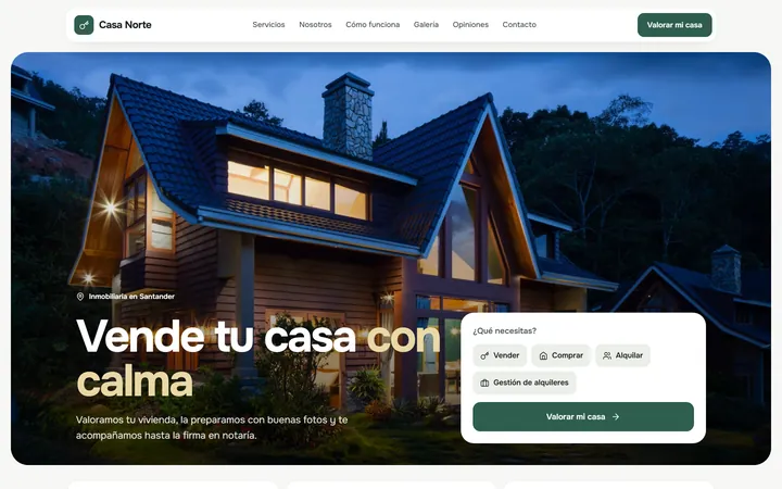 Casa Norte · Inmobiliaria
