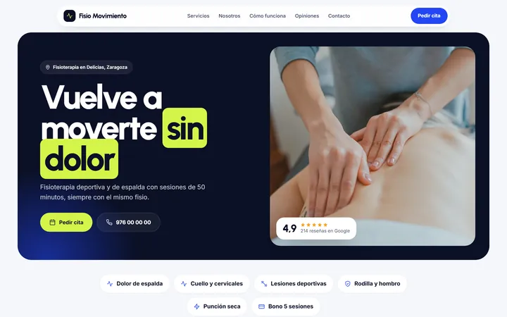 Fisio Movimiento · Fisioterapia