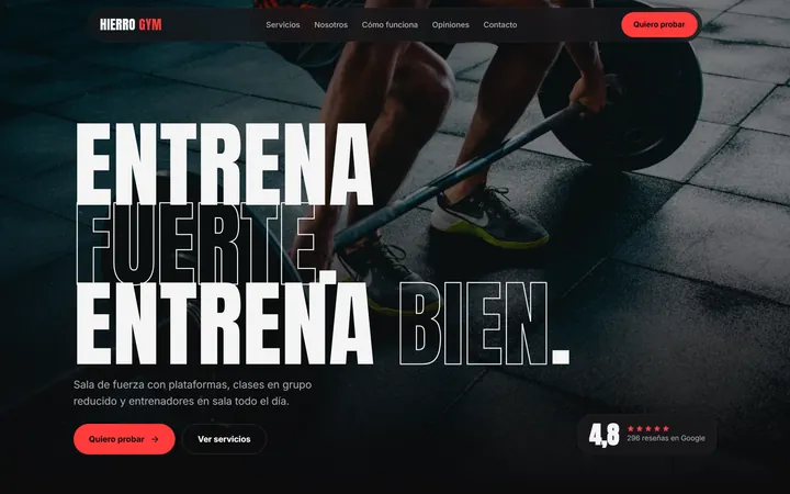 Hierro Gym · Gimnasio